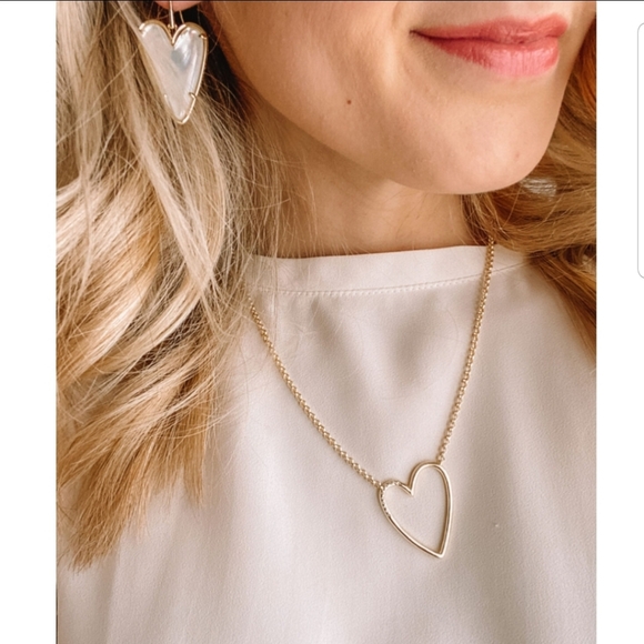 Kendra Scott, Ansley, Heart, Necklace - Picture 6 of 8
